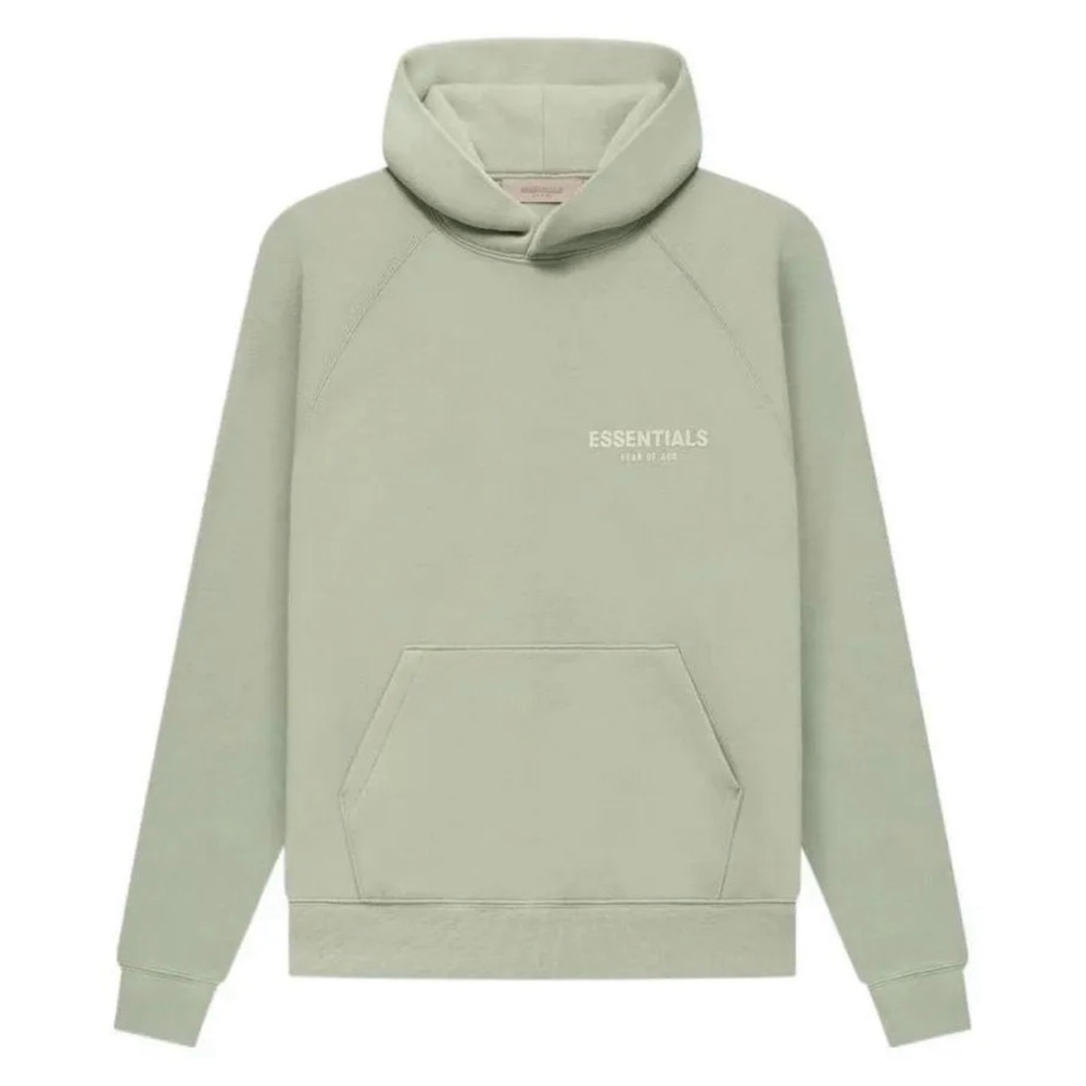 Essentials sea foam Green Hoodie